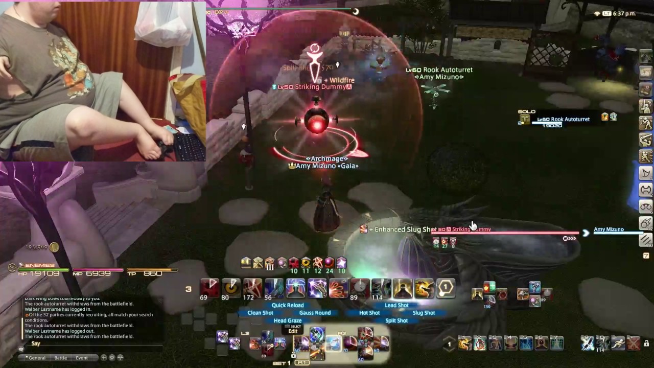 Example of Me Playing FFXIV - YouTube