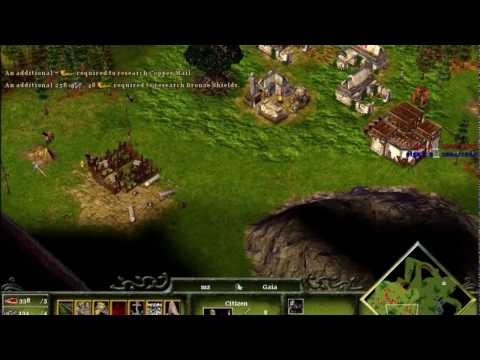 Age of Mythology: 1v1 on Alfheim (Gaia vs Loki)
