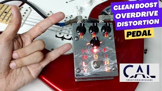 OVERDRIVE DISTORTION w/ CLEAN BOOST HOLY FIRE 9 | Pedal Review