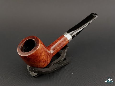 Peterson Dublin Smooth Straight Billiard 925 Silver Band P-lip (X105) 9mm *SOLD*