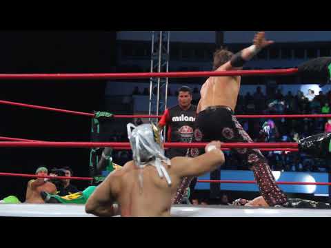 Lucha por el Campeonato Crucero AAA en el Domo de San Luis en Héroes Inmortales XI