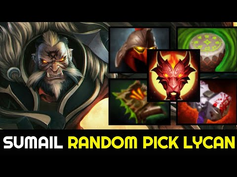 SUMAIL Random pick Lycan vs MASON Divine Rapier Medusa 7.27 Dota 2
