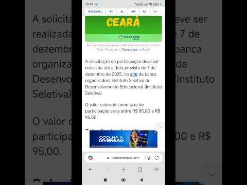 Final das inscrições do concurso de Independência Ceará #albertoresolvendoquestões #concurso2025