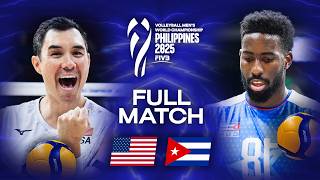 USA 🇺🇸 vs. Cuba 🇨🇺 - Men's World Championship 2025 | Full Match