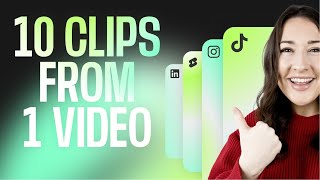 AI Clip Generator | Make Short Form Videos in SECONDS!