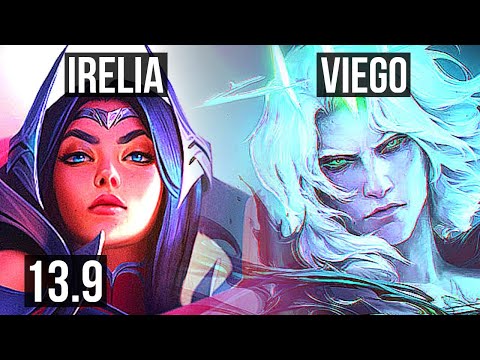 IRELIA vs VIEGO (MID) | 7 solo kills, Legendary, 1.2M mastery, 600+ games | KR Challenger | 13.9