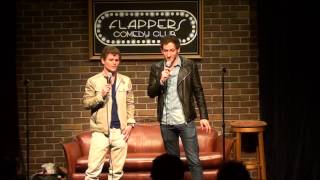 Blind Guy Asks Comedian With Stutter For Kiss While Comedian With Tourettes Instigates