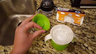 Avent, nuk, nuby, and munchkin 360 sippy cups compared to ea