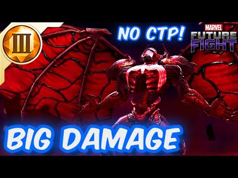 Carnage T3 RIPS Knull & Galactus!! No CTP Build! - Marvel Future Fight