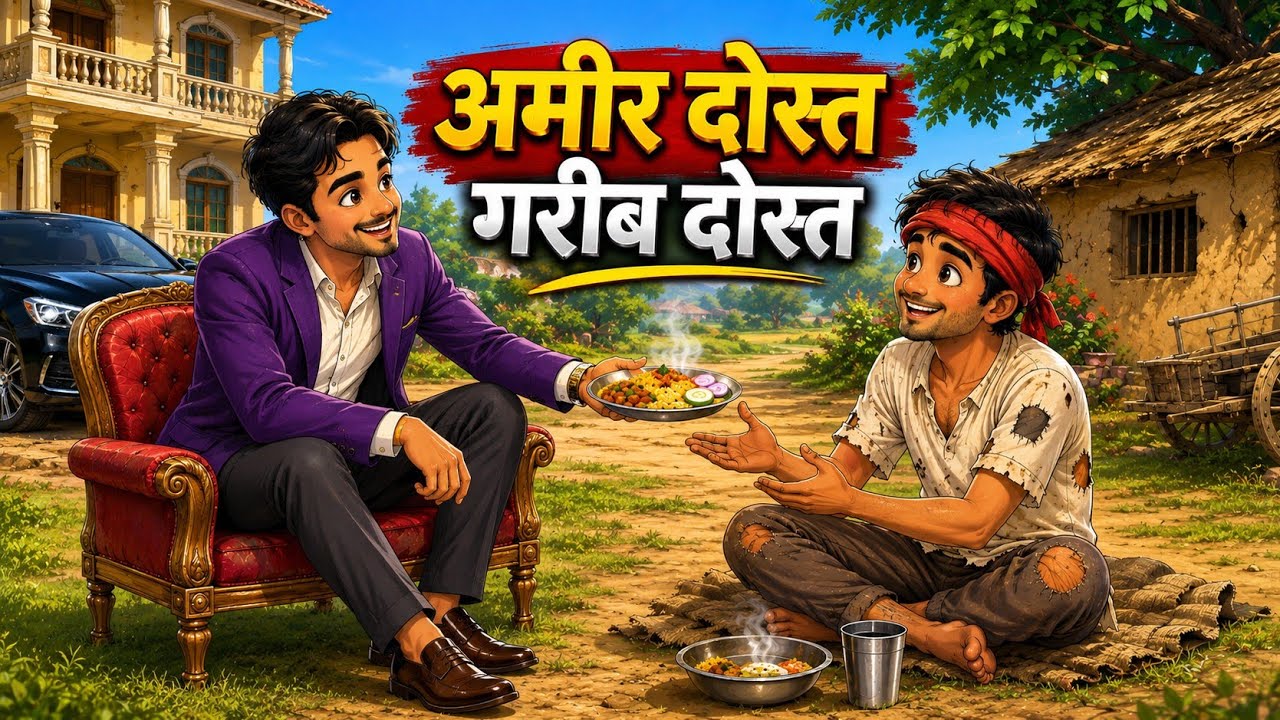 अमीर और गरीब दोस्त | Ameer Aur Gareeb Dost | Hindi Kahaniya | ToonShow Hindi