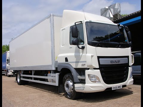 DAF CF 220 BOX TLIFT  SLEEPER - EURO 6