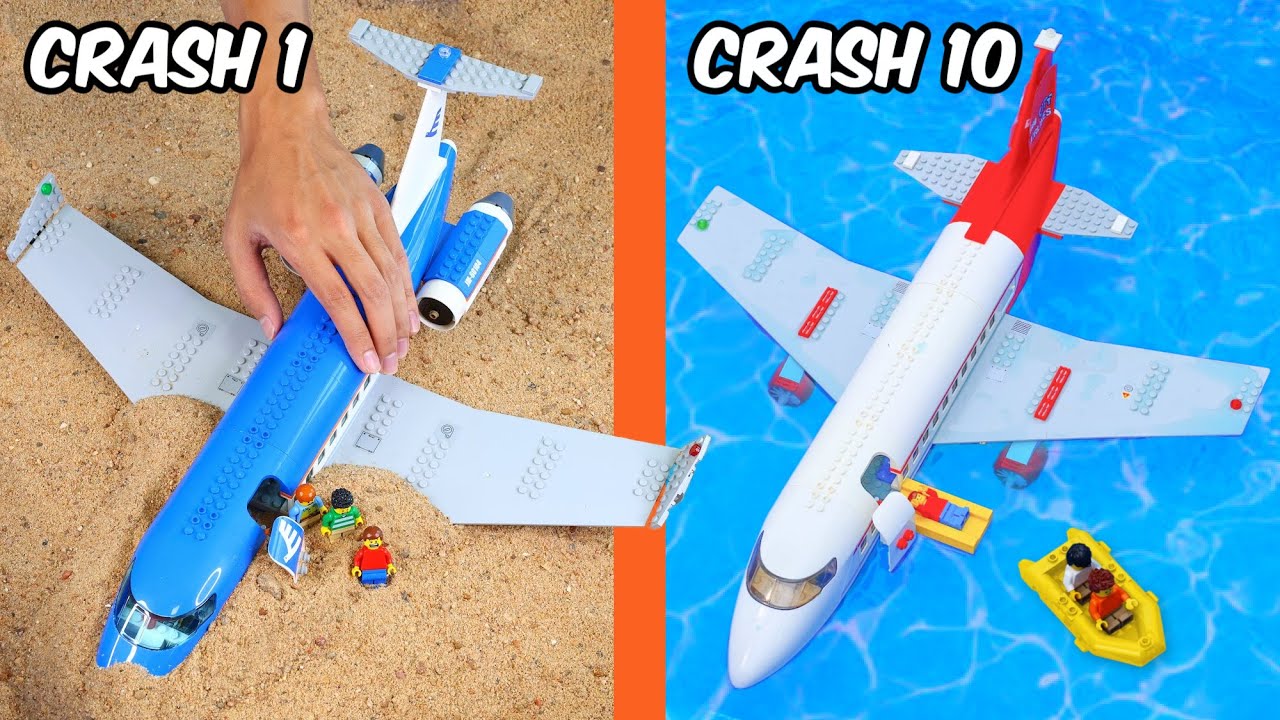 I crashed LEGO AIRPLANES...