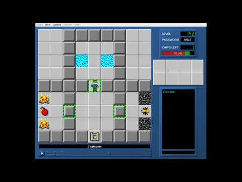 CCLP4 level 142 solution - 43 seconds