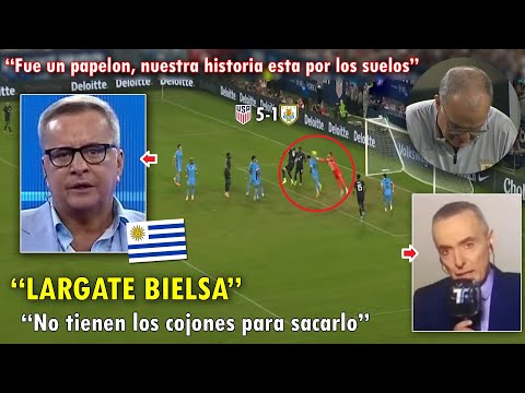 DEVASTATED! URUGUAYAN JOURNALISTS EXPLODE AFTER 5-1 THRAW BY THE UNITED STATES VS URUGUAY TODAY