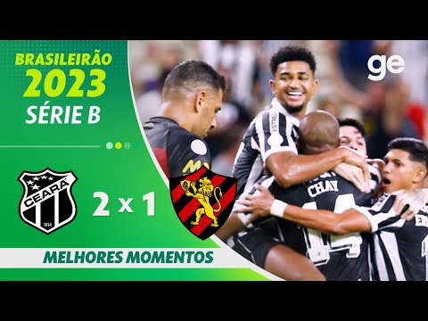 Gols e lances de Ceará x Sport