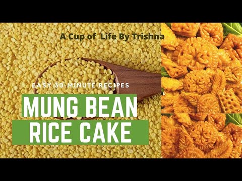 Mung Bean Rice Cake || Mung Pakkon Pitha || Bangladeshi Dessert || VLOG-19||A Cup of Life By Trishna