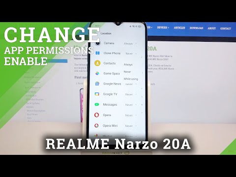 How to Manage Apps Permissions on REALME Narzo 20A – Change Apps Permissions