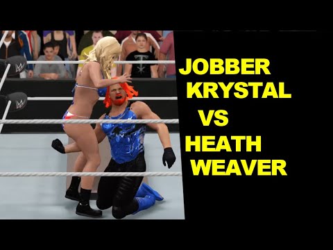 WWE 2K17 Jobber Krystal vs Heath Weaver - Mixed Extreme Rules