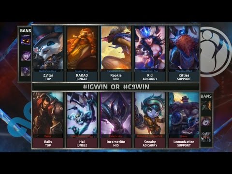 IG vs C9 Highlights - INVICTUS GAMING vs CLOUD9 - S5 WORLDS 2015 GROUP STAGE