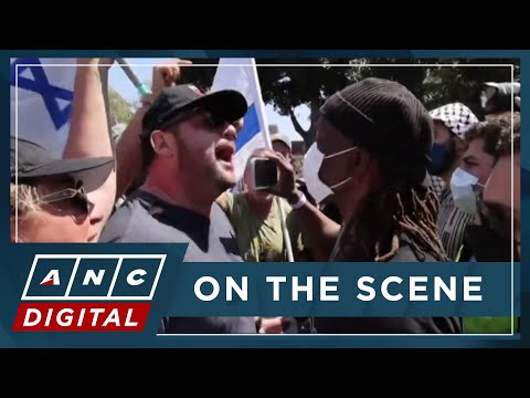 Tensions high at UCLA as Pro-Palestinian protesters, Israel supporters tussle ANC