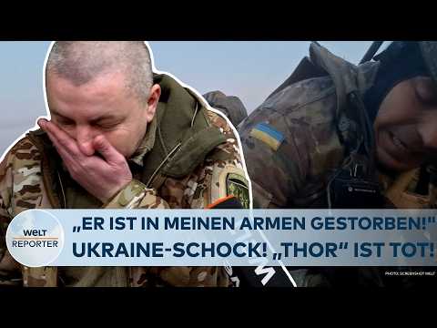 PUTINS KRIEG: "Er ist in meinen Armen gestorben!" Schock für die Ukraine! Held "Thor" ist tot!