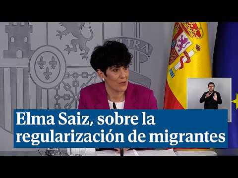 Elma Saiz afirma que "la regularització de migrants afecta la decisió de treballar a Espanya"