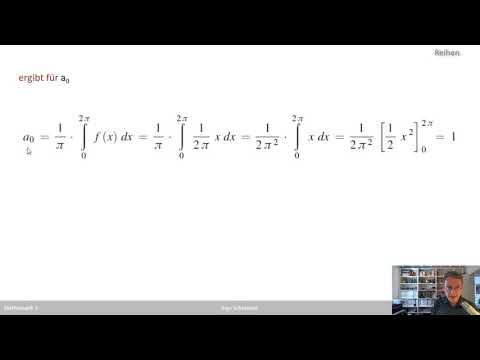 Mathe 2 - 45 Beispiel   Berechnung von Fourier Koeffizienten