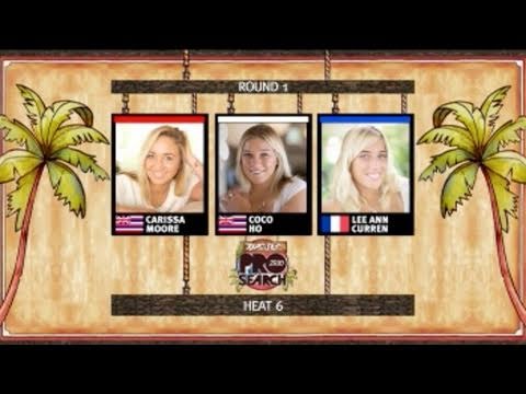Round 1, Heat 6 - Carissa Moore vs Coco Ho vs Lee Ann Curren