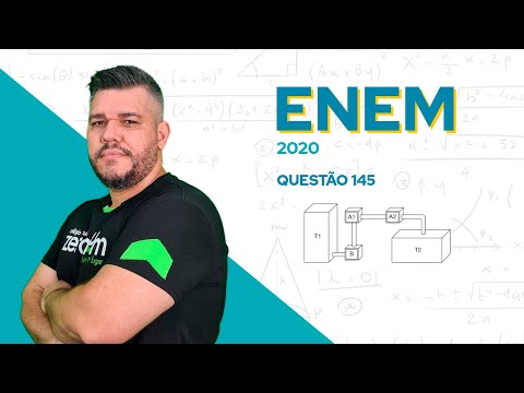 ✅ QUESTÃO 145 - ENEM 2020 Matemática: Um processo de aeração, que consiste na introdução de ar