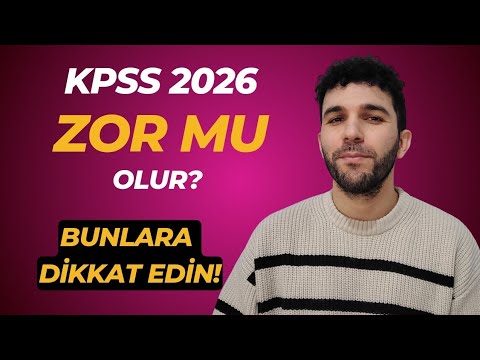 WHAT WILL THE 2026 KPSS EXAM BE LIKE? WHAT SHOULD YOU PAY ATTENTION TO?