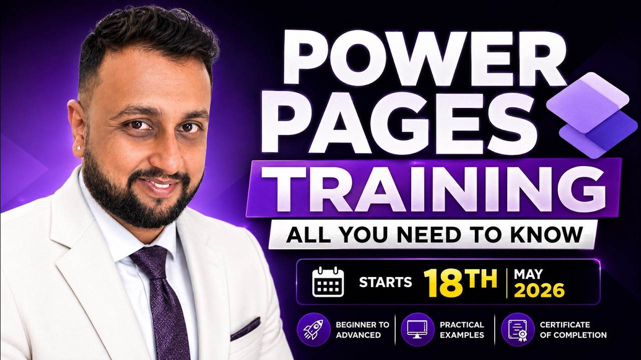 Power Pages Training 2026 | Complete 8-Week Program | Enroll Now (18th May)