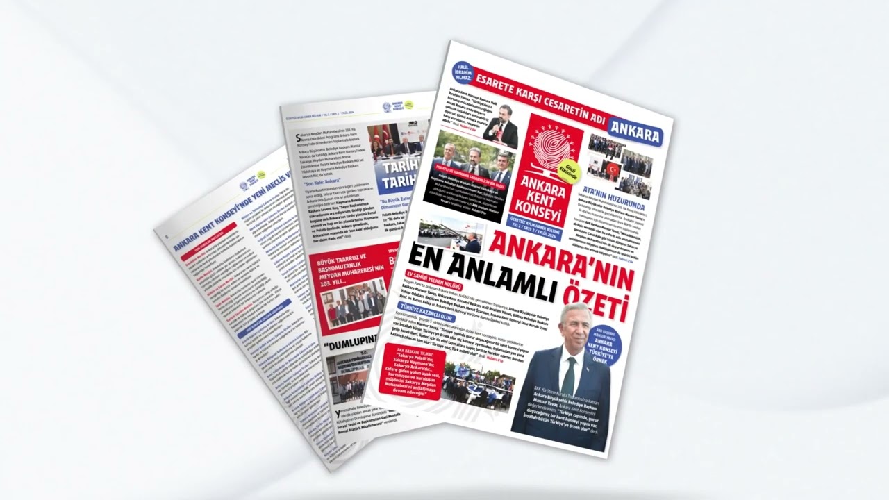 Ankara Kent Konseyi Eylül Ayı Bülteni Yayında!