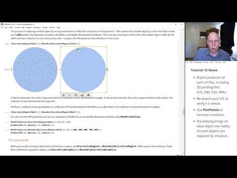 Mathematica Tutorial 12 - Making High Quality 3D Prints. Part 2: Mesh-Based Regions