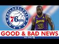 Sixers Fans Get GOOD BAD News On LeBron James