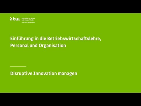 Disruptive Innovation managen