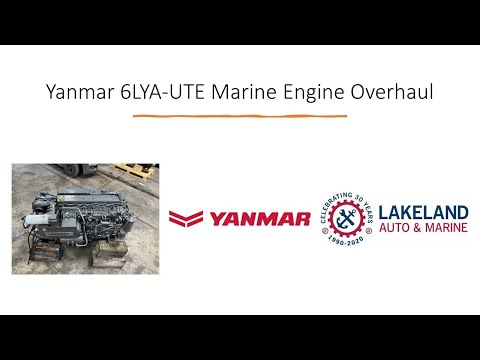 Yanmar 6LYA-UTE Marine Engine Overhaul