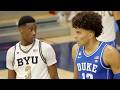 DUKE Vs BYU PREQUEL No 1 AJ Dybantsa 43 Points Vs Cameron Boozer 42 Points