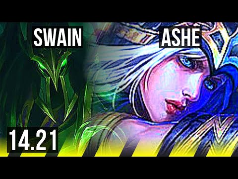 SWAIN & Rakan vs ASHE & Janna (ADC) | EUNE Grandmaster | 14.21