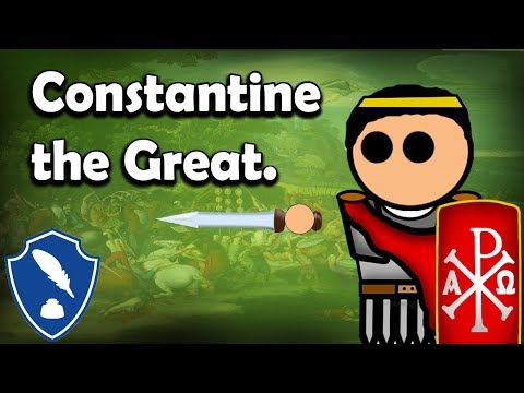 Emperor Constantine the Great - Rome's first Christian emperor.