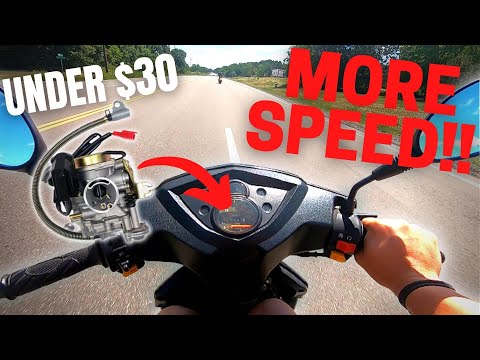 How to make your 50cc moped WAY FASTER for cheap! (highly recommend)
