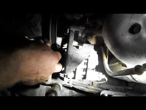 Changing an alternator belt 09 Hyundai Elantra