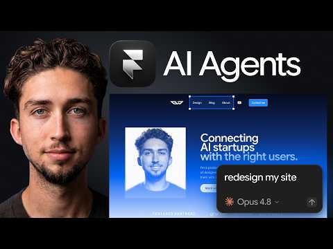 Framer AI Agents Are Here (Full Redesign Walkthrough)