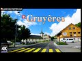Relaxing Drive 4K Ep 1 From Gruyères To Albeuve In Canton Of Fribourg