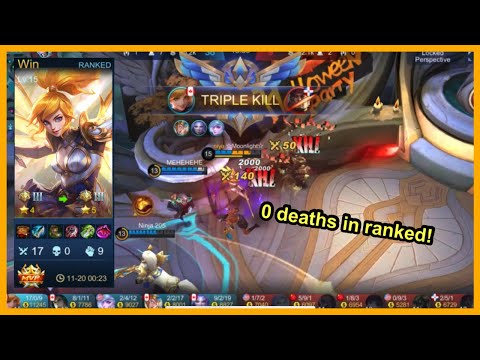 17 Kills/0 Deaths In Ranked Game With Fanny/ Mobile Legends