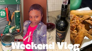 SAHM & WIFE 😍 Rental DIY + Picked the wrong WINE 🍷 +