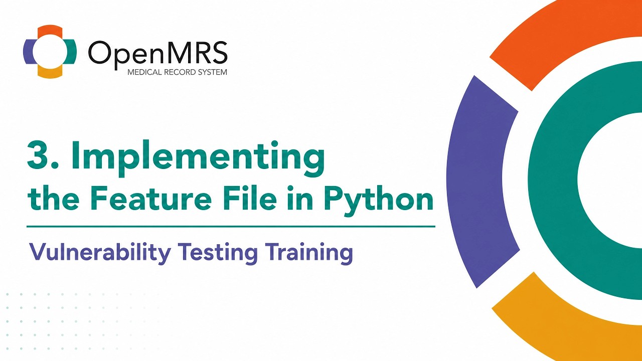Implementing a Security Test in Python || OpenMRS