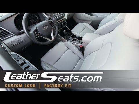 2016 Hyundai Tucson Custom Leather Seat Upholstery Interior Kit - LeatherSeats.com
