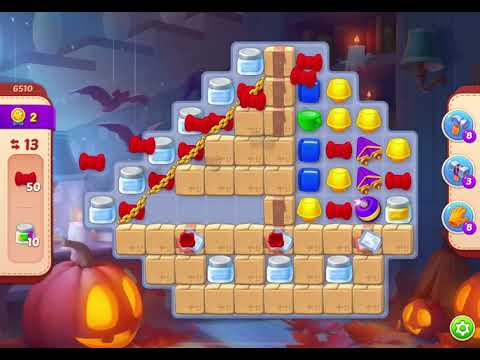 HomeScapes Level 6510 no boosters (14 moves)