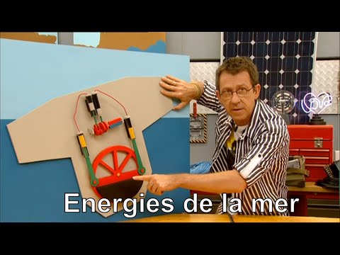 Comment fait le SEAREV pour produire de l'électricité avec les vagues ? - C'est Pas Sorcier