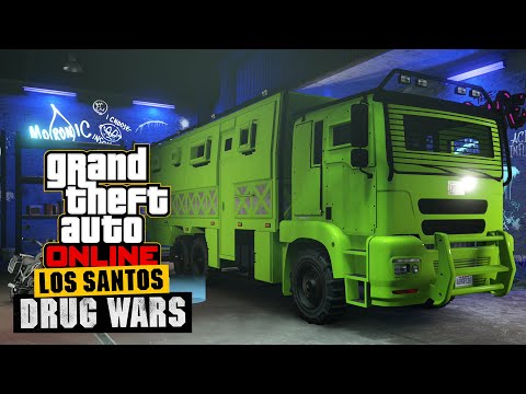 GTA 5 - How To Unlock The Acid Lab Brickade 6x6 - Drug Wars DLC